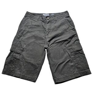 American Rag Mens Relaxed‎ Fit Cargo Shorts Black Cotton Size 30 Utility Skate